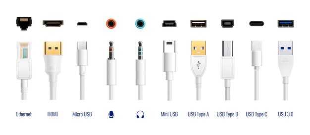 Особенности расположения USB-разъёмов в разных комплектациях